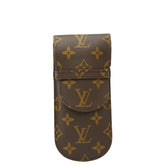 ルイ ヴィトン モノグラム エテュイ リュネット ラバ メガネケース M62970 ブラウン PVC レザー レディース LOUIS VUITTON 【中古】